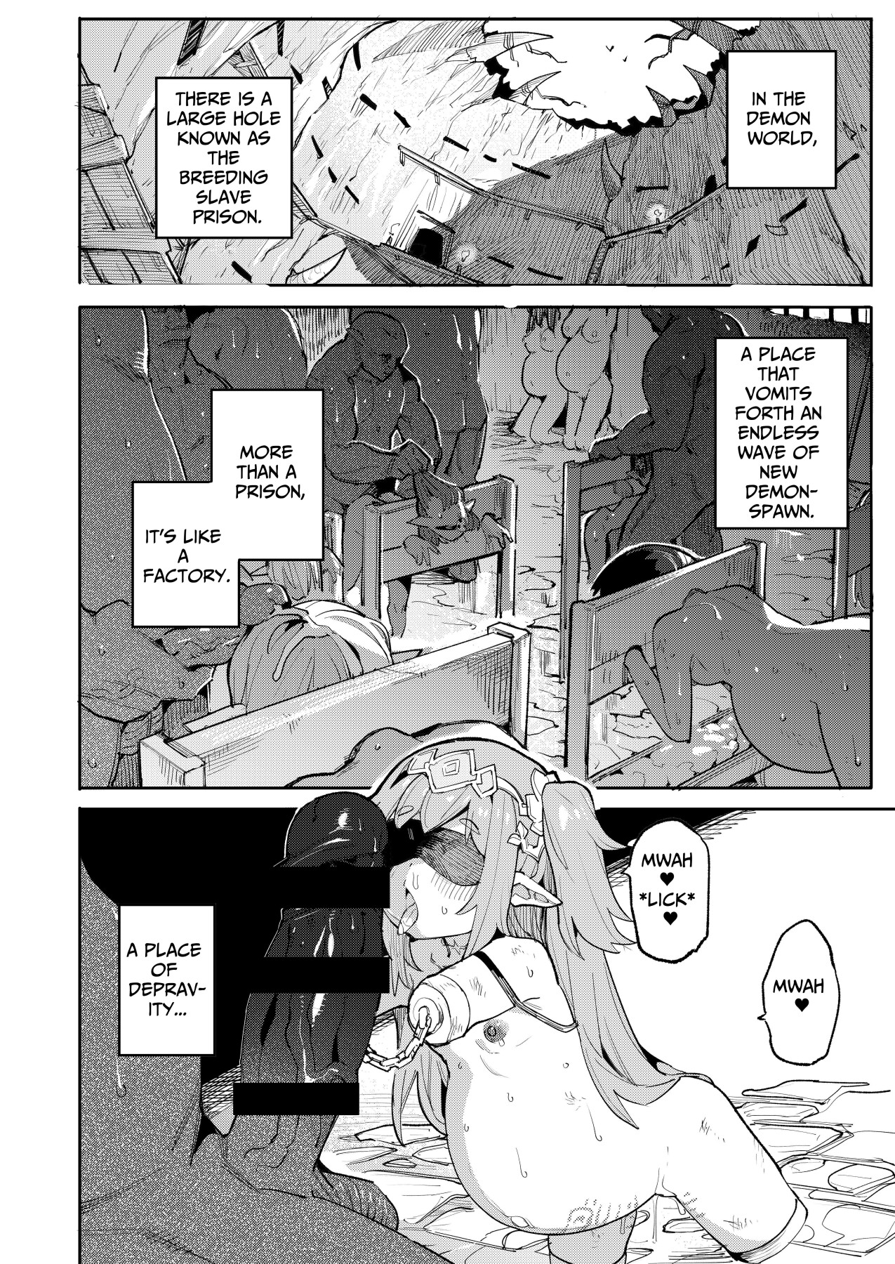 Hentai Manga Comic-NIEHL in the Prison of Seminal Servitude ~declaration of surrender engraved in the womb~-Read-23